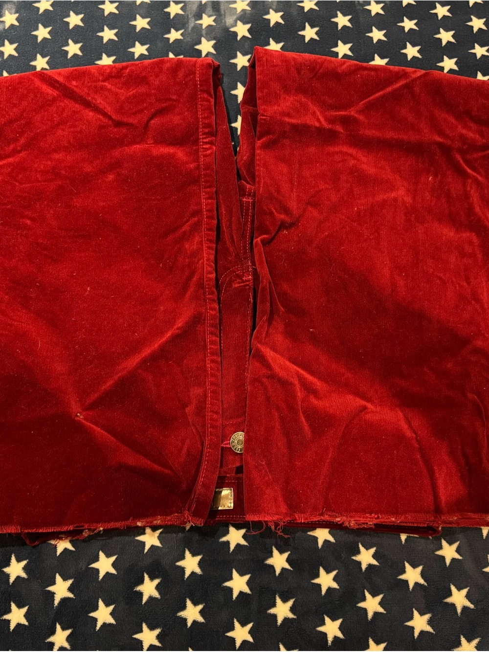 Kut from the Kloth Deep Burgundy Wide-Leg Corduroy Pants - Picture 6 of 7